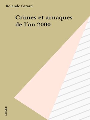 cover image of Crimes et arnaques de l'an 2000